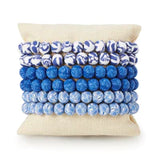 Blue Bracelet Stack