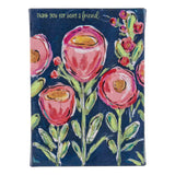 Bright flower friend canvas