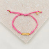 words of wisdom hope pink bracelet