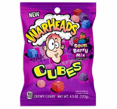 Warheads Berry Cubes