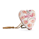 Best Mom Floral Art Heart
