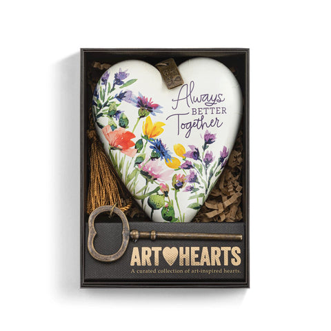 Friends always better together art heart