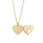 Pawprint locket