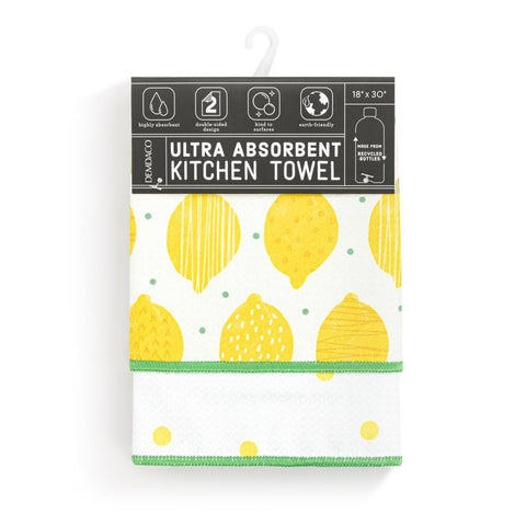 Lemons Absorbent 2 Sided Towel