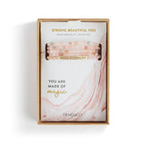 Strong beautiful you pink mix bracelet/necklace