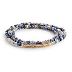 Strong Beautiful You Blue Bracelet/Necklace