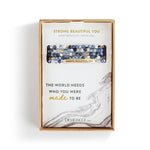Strong Beautiful You Blue Bracelet/Necklace
