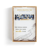 Strong Beautiful You Blue Bracelet/Necklace