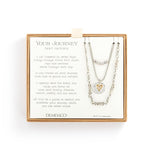 Beaded Love Gray Necklace