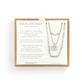 Beaded Love Gray Necklace