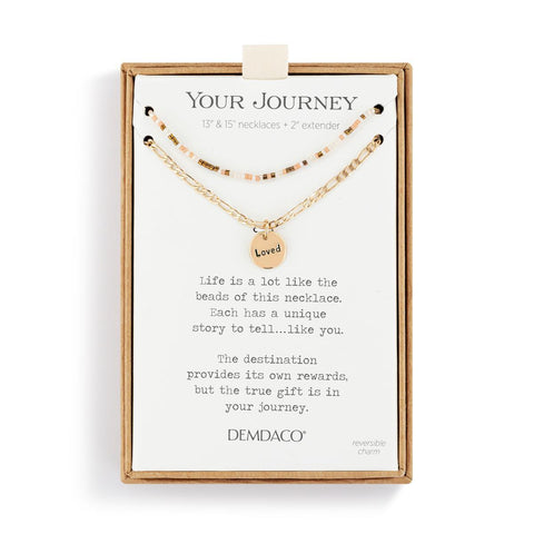 Love - Your journey beaded necklace