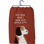 My Dog and I kitchen towel