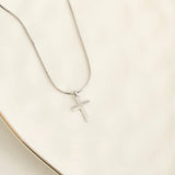 Narelle Waterproof Dainty Cross Charm Necklace