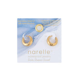 Waterproof Graduated huggie hoop earrings