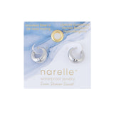 Waterproof Graduated huggie hoop earrings