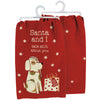 Santa and I Dishtowel