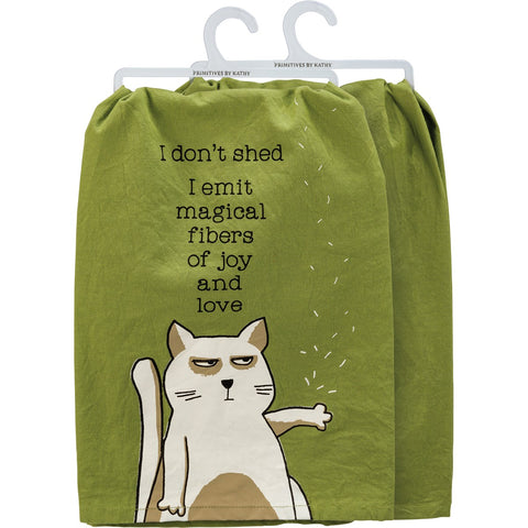 Don't shed cat kitchen towel