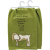 Don't shed dog kitchen towel