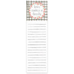 Love makes list notepad