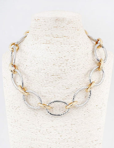 Gold/Silver Statement Necklace