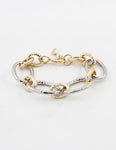 Gold/Silver link bracelet