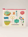 Sewing kit zipper bag
