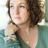 Labradorite stretch bracelet