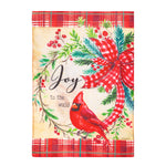 Cardinal Joy Burlap Garden Flag