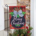 Farmhouse ornament suede garden flag