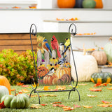 Flock of Pumpkins Garden Flag