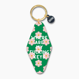 Printed Motel Keychain (No No Words on these!)