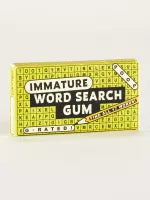 Immature word search gum