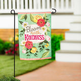 Bloom with Kindness garden flag