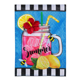 Pink Lemonade Garden Flag