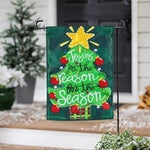 Jesus is the Reason Applique Garden Flag
