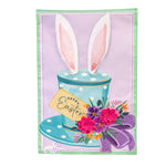 Happy Easter Floral hat flag