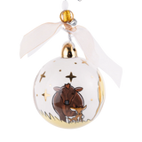 Gold Star Nativity Ornament