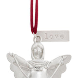 Love mini bell angel ornament