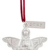 Pray mini bell angel ornament