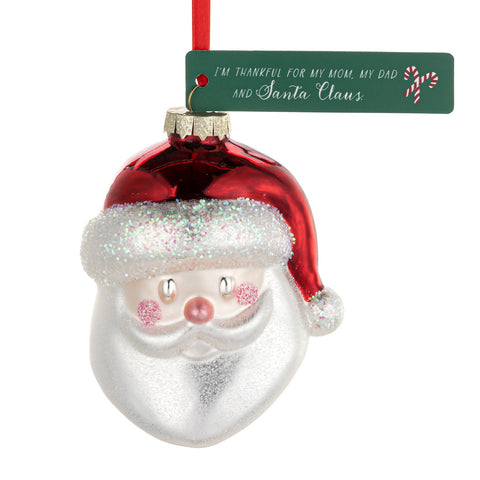 Thankful for Santa Claus Ornament
