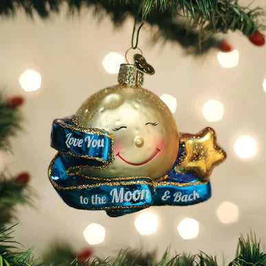 Love you to the moon ornament