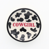 Cowgirl Cow Print Ring Dish