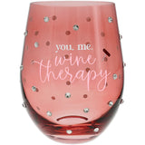Wine Therapy Wine Glass in Gift Box