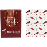 Wine Therapy Wine Glass in Gift Box