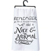 Nice & Normal towel