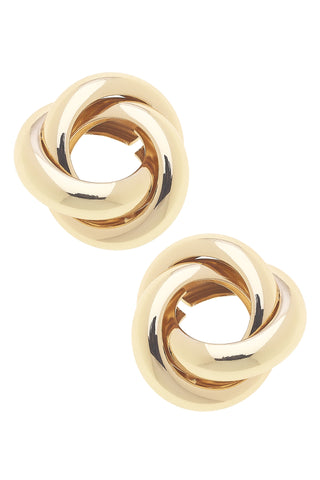 Diana knot stud earring