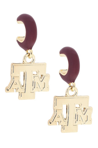 A&M Hoop earrings