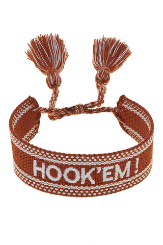 Hood Em Texas Woven Bracelet