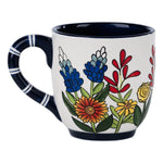 God Bless Texas Flower Mug