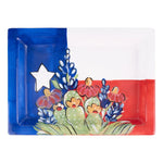 TX Flag Wildflower trinket tray